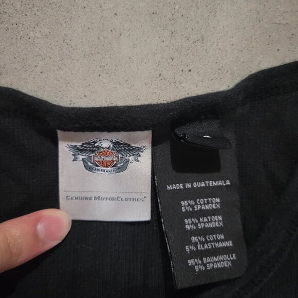 VINTAGE Harley Davidson Crop Top - Picture 2 of 2